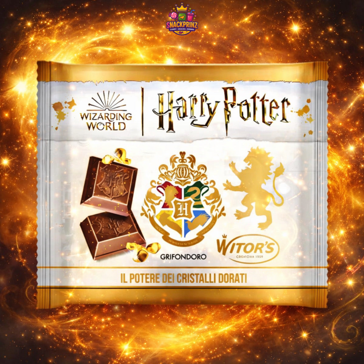 Harry Potter Schokolade mit Goldkristalle 50g