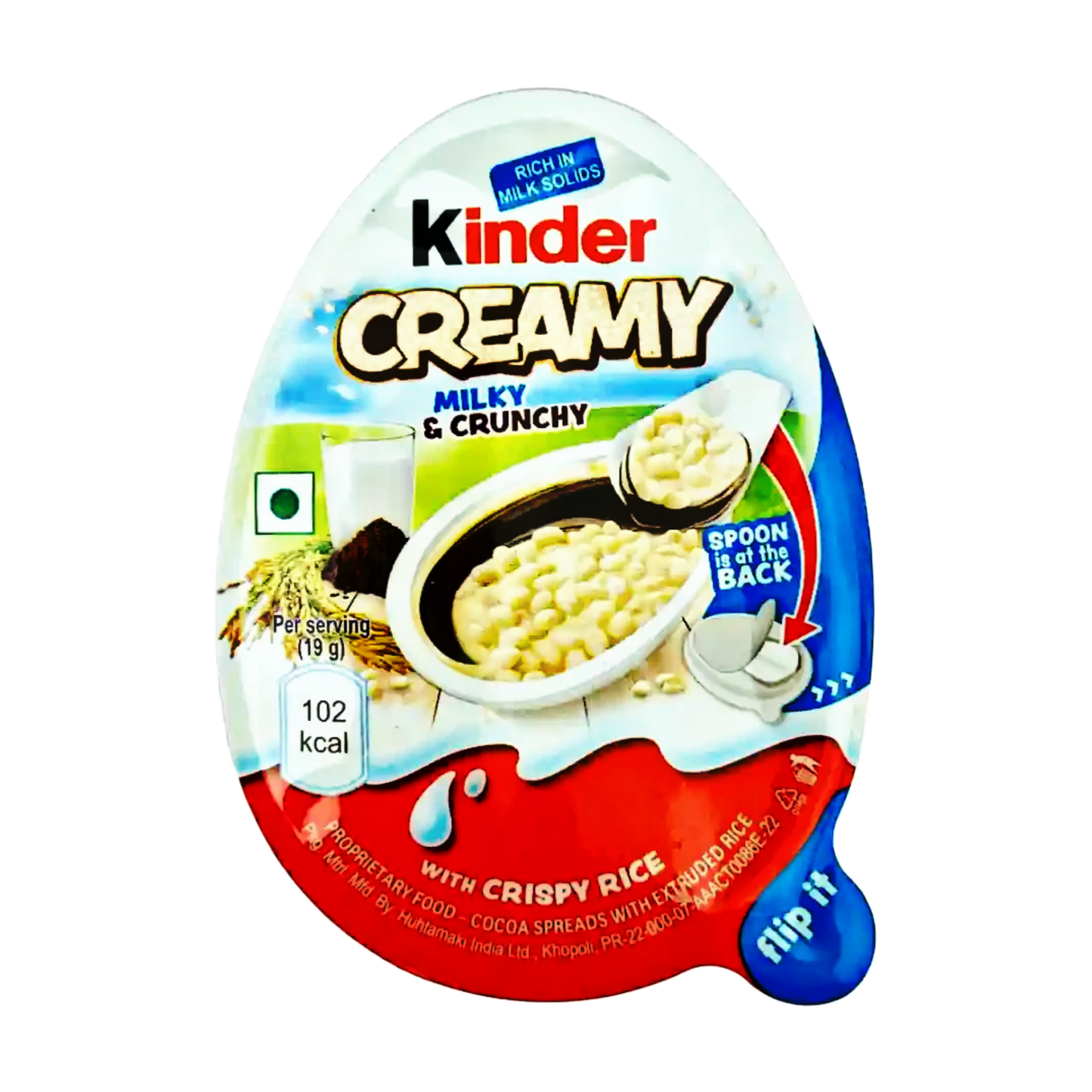 Kinder Creamy Milky & Crunchy 19g