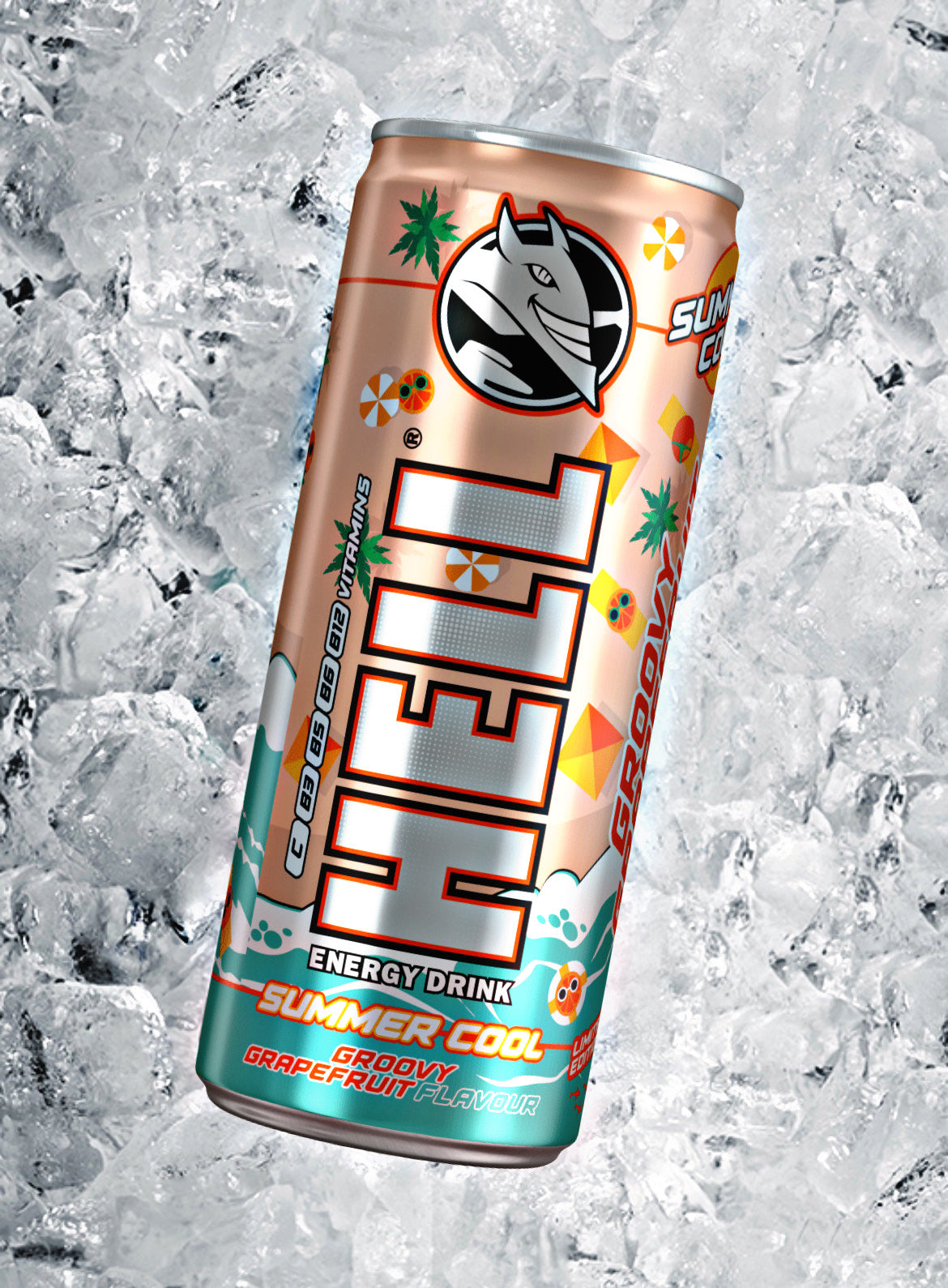 Hell Energy Drink Summer Cool Groovy Grapefruit 250ml