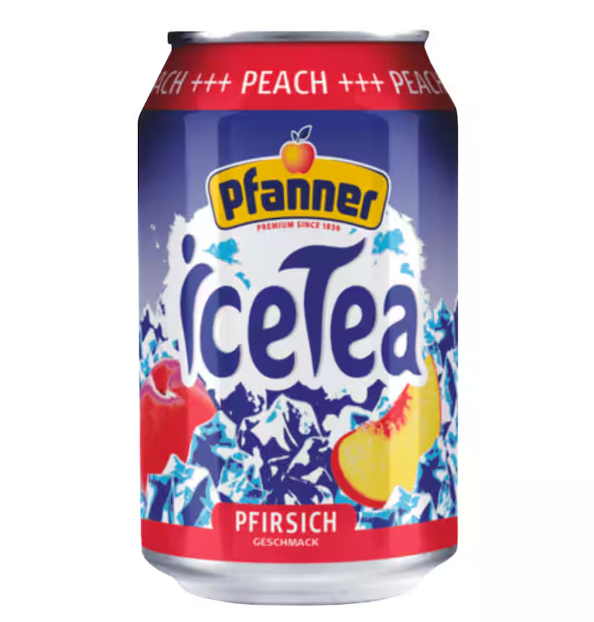 Pfanner Eistee Pfirsich 330ml - MHD: 12.05.2025