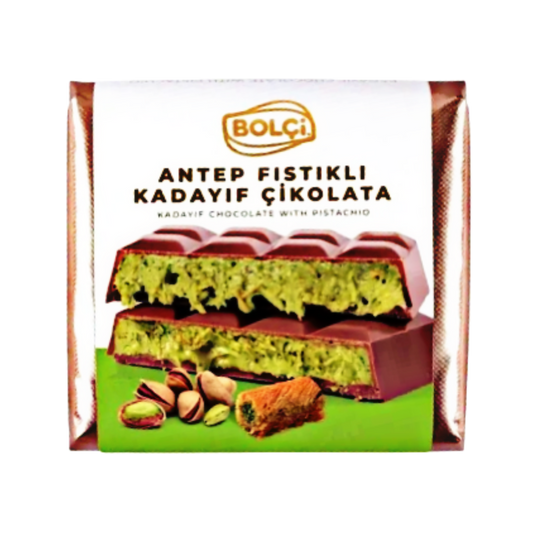 Bolci Dubai Milk Chocolate Pistazien & Kadayif 100g