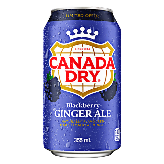 Canada Dry Blackberry Ginger Ale USA 355ml