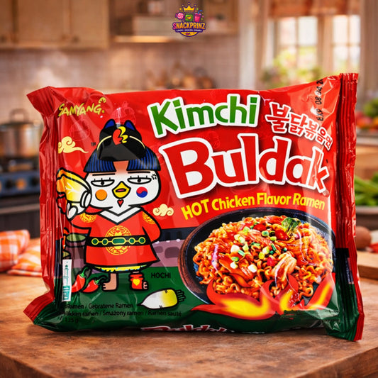 Samyang Buldak Kimchi Spicy Chicken Ramen 140g - MHD: 08.12.2025