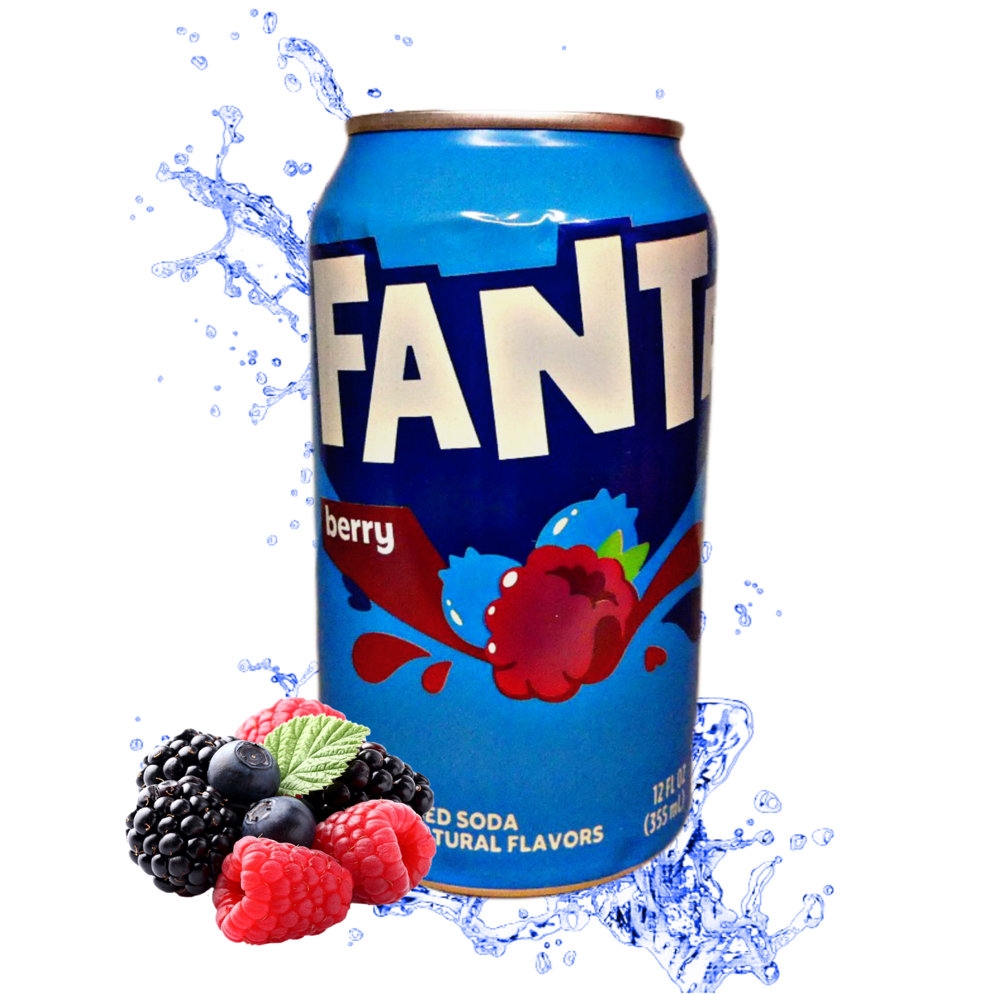 Fanta Berry USA 355ml - MHD: 30.09.2024