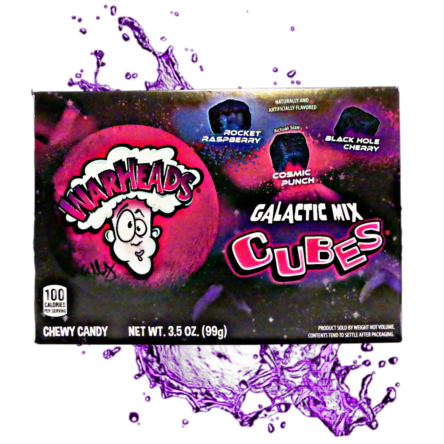 Warheads Galactic Cubes Mix 99g