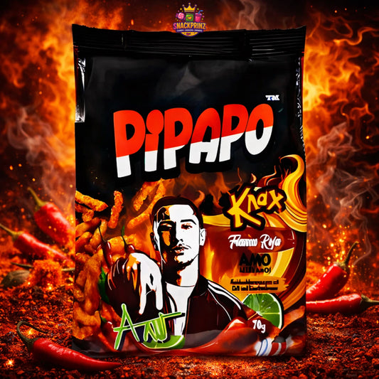 PIPAPO AMO Knax Chips Flama Roja 70g