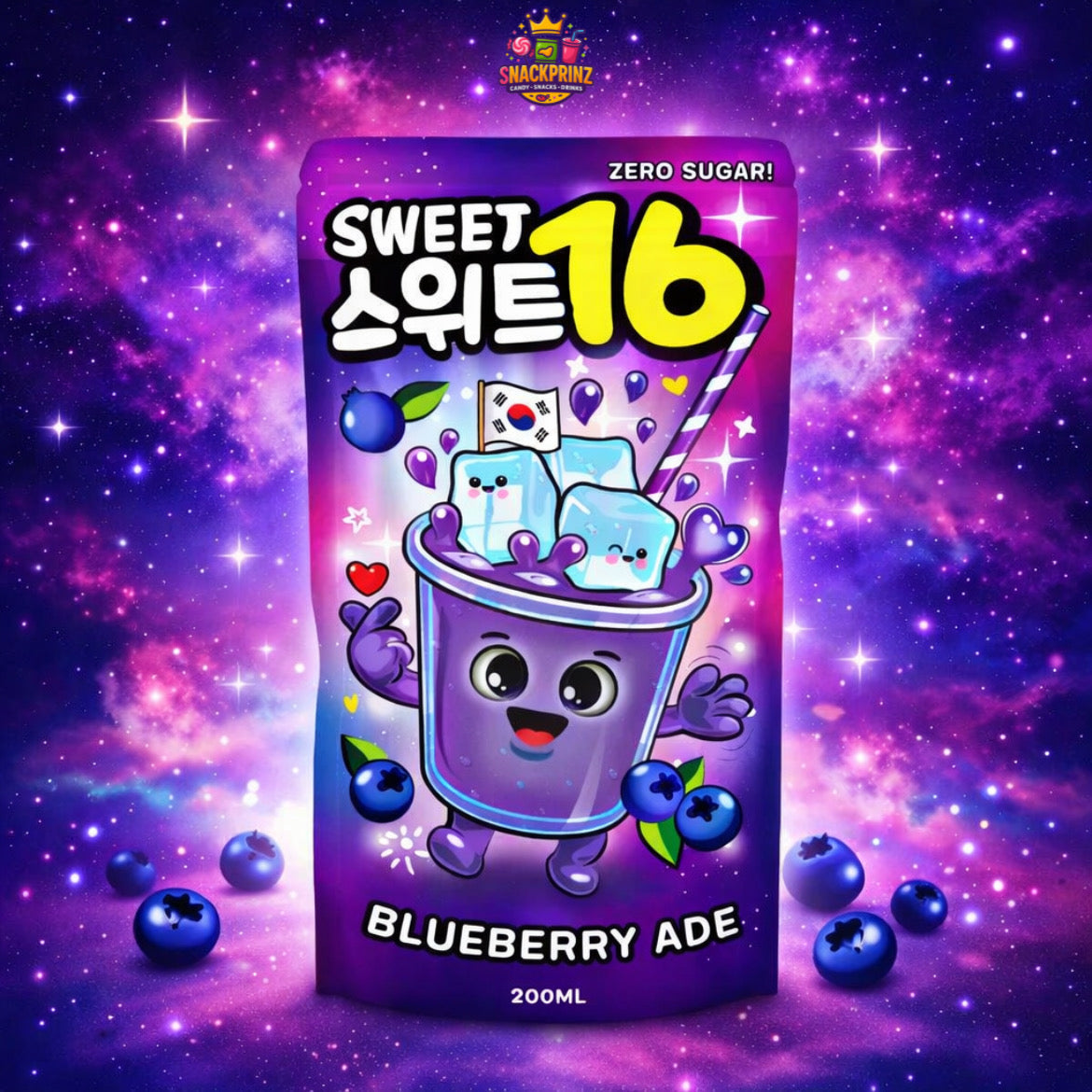 Sweet16 Blueberry Ade (Zero Sugar) 200ml