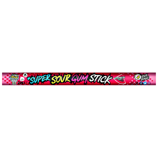 Brain Blasterz Sour Gum Stick Watermelon 22g