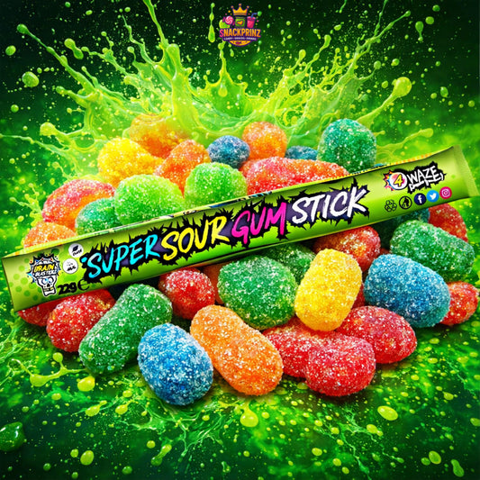 Brain Blasterz Sour Gum Stick Apple 22g
