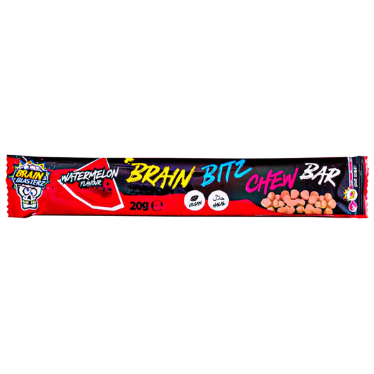 Brain Blasterz Brain Bitz Chew Bar Watermelon 20g