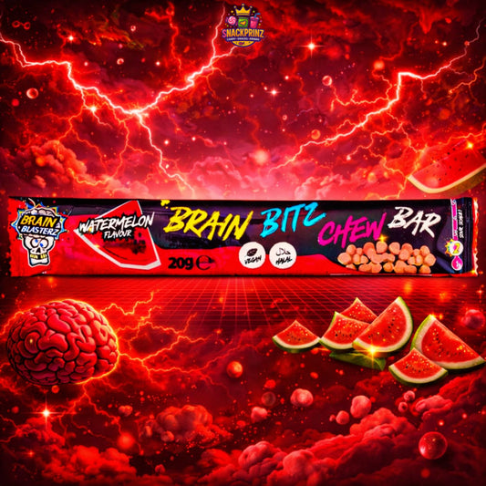 Brain Blasterz Brain Bitz Chew Bar Watermelon 20g