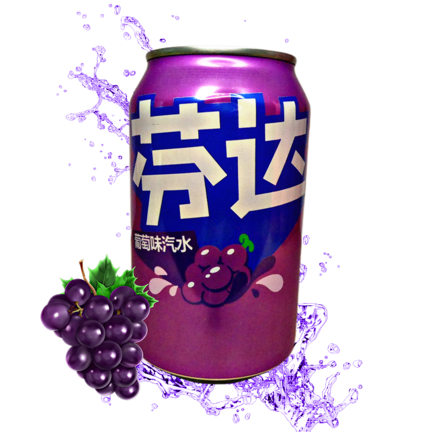 Fanta Grape China 330ml - MHD: 08.09.2024