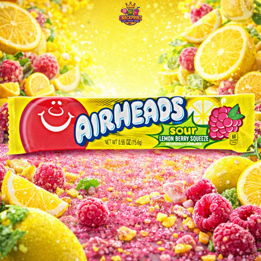 Airheads Sour Lemon Berry 15,6g