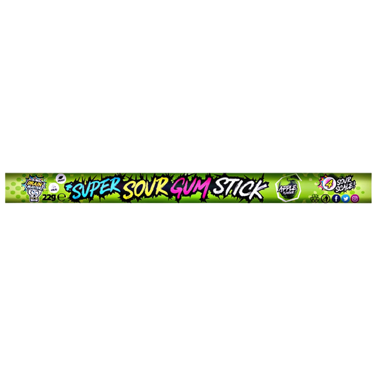 Brain Blasterz Sour Gum Stick Apple 22g
