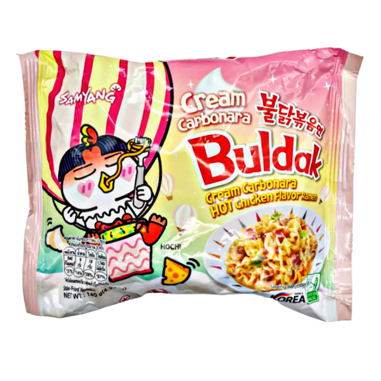 Samyang Buldak Cream Carbonara Hot Chicken Flavor Ramen 140g - MHD: 29.12.2025