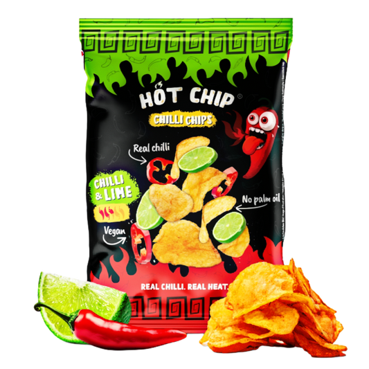 Hot Chip Chilli & Lime Chips 80g